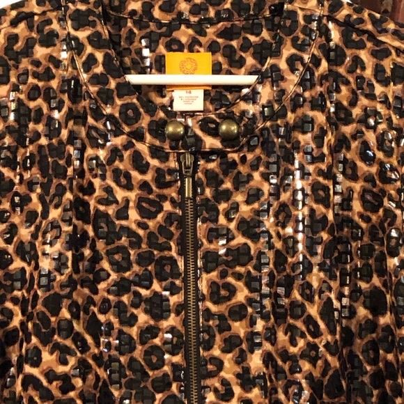 Ruby Rd Jacket Animal 🦒 printZipper Closure - Picture 4 of 12